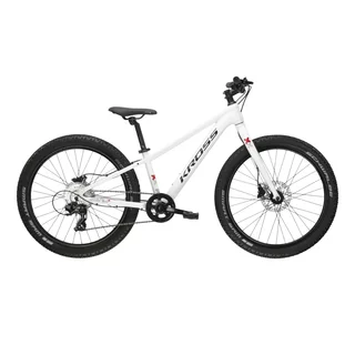Junior Bike Kross LEVEL JR 2.0 24” Gen 007 - černá / žlutá / lesk - bílá / černá / lesk