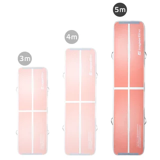 Inflatable Exercise Mat inSPORTline Airstunt 500 x 100 x 10 cm Coral Pink