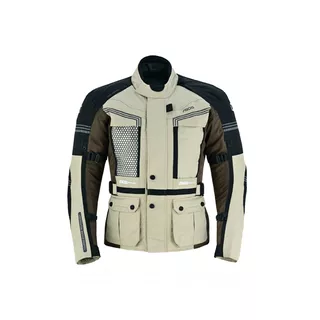 Men’s Touring Motorcycle Jacket BOS Maximum - Blue - Sand