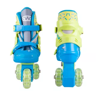Children’s Inline skates WORKER TriGo Skate LED – with Light-Up Wheels - Pink