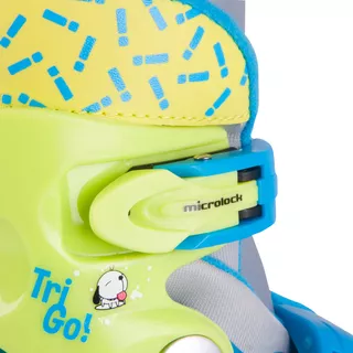 Children’s Inline skates WORKER TriGo Skate LED – with Light-Up Wheels - Pink