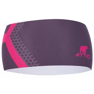 Sports Headband Attiq Lycra Thermo - Vertical Pink