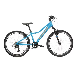 Junior Bike Kross Hexagon JR 1.0 24” Gen 006 - námořnická modrá / žlutá / lesk - modrá / oranžová / lesk