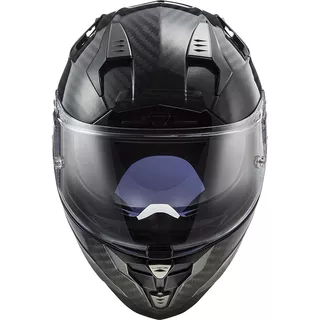 Motorcycle Helmet LS2 FF327 Challenger C Carbon Solid - Black