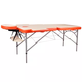 Massage Table inSPORTline Tamati 2-Piece Aluminium - Orange