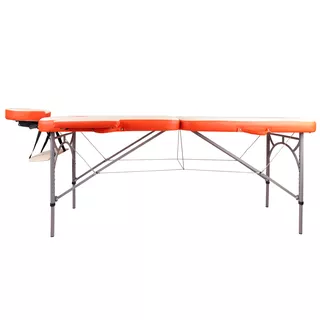Massage Table inSPORTline Tamati 2-Piece Aluminium - Brown