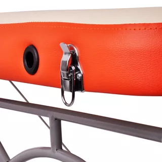 Massage Table inSPORTline Tamati 2-Piece Aluminium - Brown