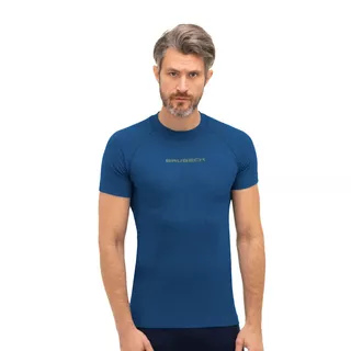 Men’s Short-Sleeved T-Shirt Brubeck 3D Run PRO - Blue - Dark Blue