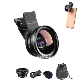 2-in-1 Lens Set Apexel – 0.45x Wide-Angle & 12.5x Macro