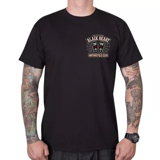 T-Shirt BLACK HEART Coffin - Black