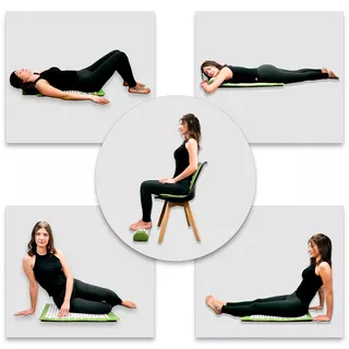 Acupressure Mat inSPORTline AKU-2000 72x44x2cm - Black