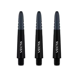 Dart Shafts Winmau Vecta Short - Black - Black
