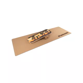 Balance Board BoarderKING Classic - Black - Yellow