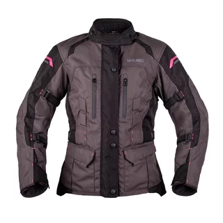 Women’s Motorcycle Jacket Barbata - černo-šedo-růžová