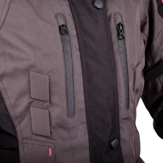 Women’s Motorcycle Jacket Barbata - černo-šedo-růžová