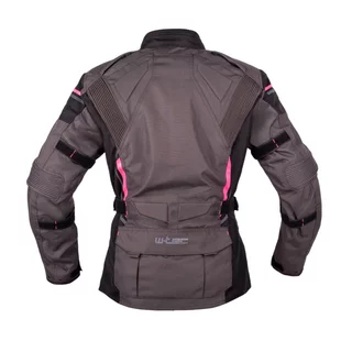 Women’s Motorcycle Jacket Barbata - černo-šedo-růžová