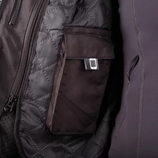 Women’s Motorcycle Jacket Barbata - černo-šedo-růžová