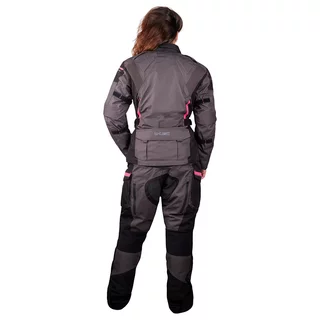 Women’s Motorcycle Jacket Barbata - černo-šedo-růžová