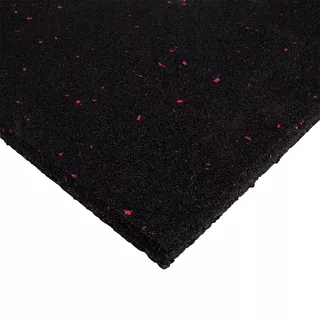 Heavy Duty Floor Mat inSPORTline Proteko II 50 x 50 x 1.5 cm - Black-Red