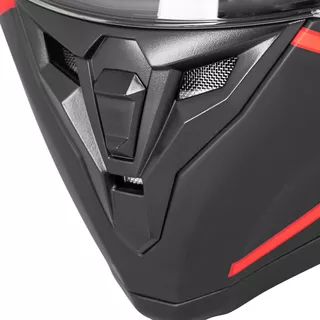 Full-Face Motorcycle Helmet W-TEC Vesco - Glossy Black-Neon Yellow