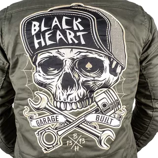 Men’s Aramid Fiber-Reinforced Jacket W-TEC Black Heart Hat Skull