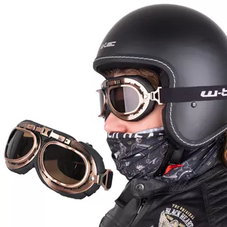Retro Goggles W-TEC Steamrust