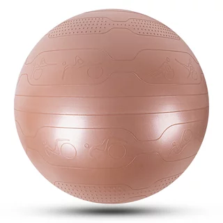 Exercise Ball inSPORTline Stretch Ball 75 cm - mocha mousse