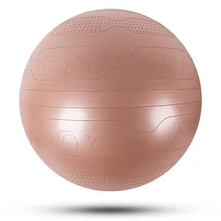 Exercise Ball inSPORTline Stretch Ball 65 cm - mocha mousse