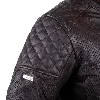 Women’s Leather Jacket W-TEC Mantura - Dark Brown