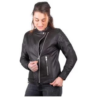 Women’s Leather Jacket W-TEC Mantura - Dark Brown