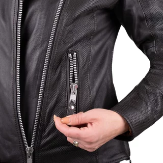 Women’s Leather Jacket W-TEC Mantura - Dark Brown