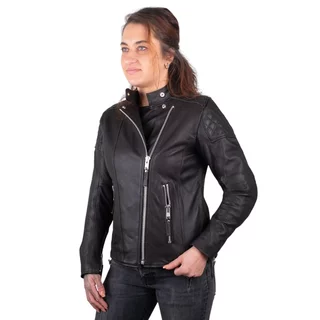 Women’s Leather Jacket W-TEC Mantura - Dark Brown