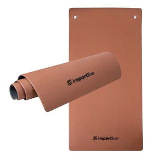 Exercise Mat inSPORTline Aero Advance 140 x 60 x 0.9 cm - mocha mousse-šedá