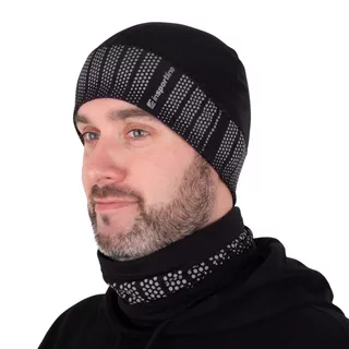Reflective Sports Beanie inSPORTline Terrades - Black