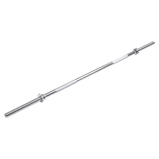 Weightlifting Barbell inSPORTline Welexty 160 cm / 30 mm with Threaded Ends and Collars