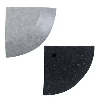 Corner Piece for Luxteko Waffle Floor Mats 2 cm – 1 Pc. - mramor