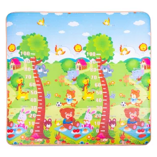 Roll-Up Children’s Mat inSPORTline Lhotino 200 x 180 x 1.5 cm - Řeka/Oceán