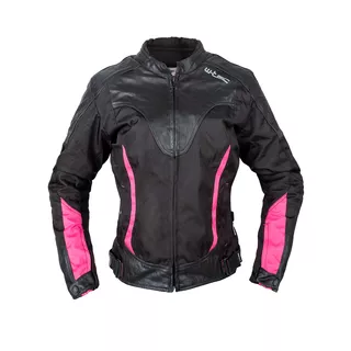 Women’s Motorcycle Jacket W-TEC Durmana - Black-Pink
