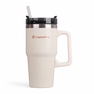 Insulated Travel Mug inSPORTline Teasara 600 ml - Beige