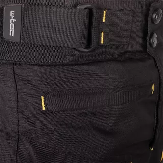 Men’s Summer Motorcycle Pants W-TEC Toranio - Black-Yellow