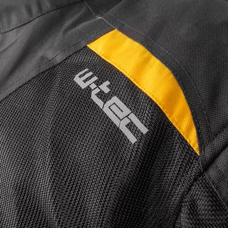 Men’s Summer Motorcycle Jacket W-TEC Tosheck - Black-Yellow