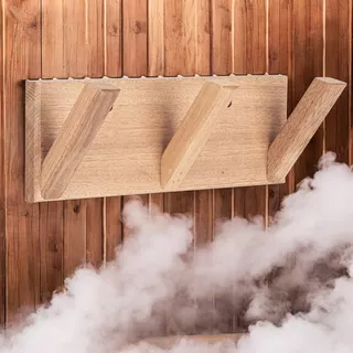 3-Hook Sauna Coat Rack