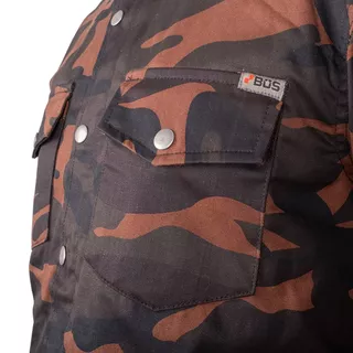 Motorcycle Shirt BOS Lumberjack - Dark Camo