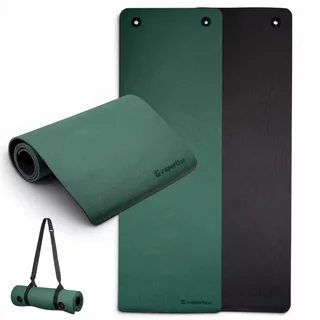 Exercise Mat inSPORTline Kikami 180 x 61 x 0.8 cm - dark green-black