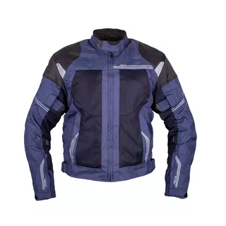 Men’s Summer Motorcycle Jacket BOS Hobart - Blue - Blue