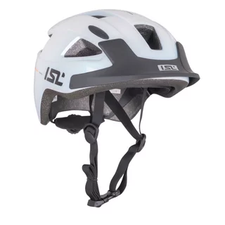 Children’s Bike Helmet w/ LED Light ISL Lumiro - Pearl White