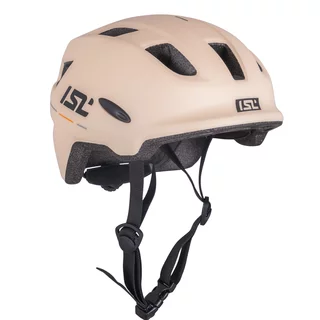 Children’s Bike Helmet w/ LED Light ISL Lumitto - Peach Beige