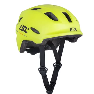 Children’s Bike Helmet w/ LED Light ISL Lumitto - Neon Yellow