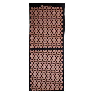 Acupressure Mat inSPORTline AKU-1000 125 x 50cm - černá-mocha mousse