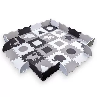 Foam Puzzle Playmat w/ Playpen inSPORTline Trastino 30 x 30 x 1 cm, 36 Pieces